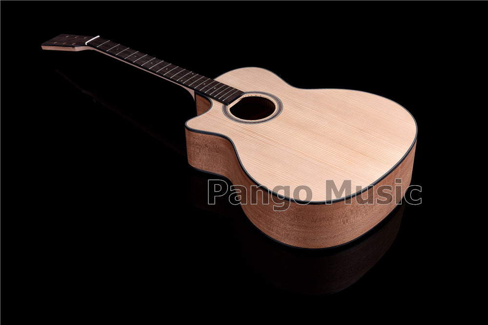 41 Inch Left Hand Solid Spruce Top DIY Acoustic Guitar Kit (PFA-935)