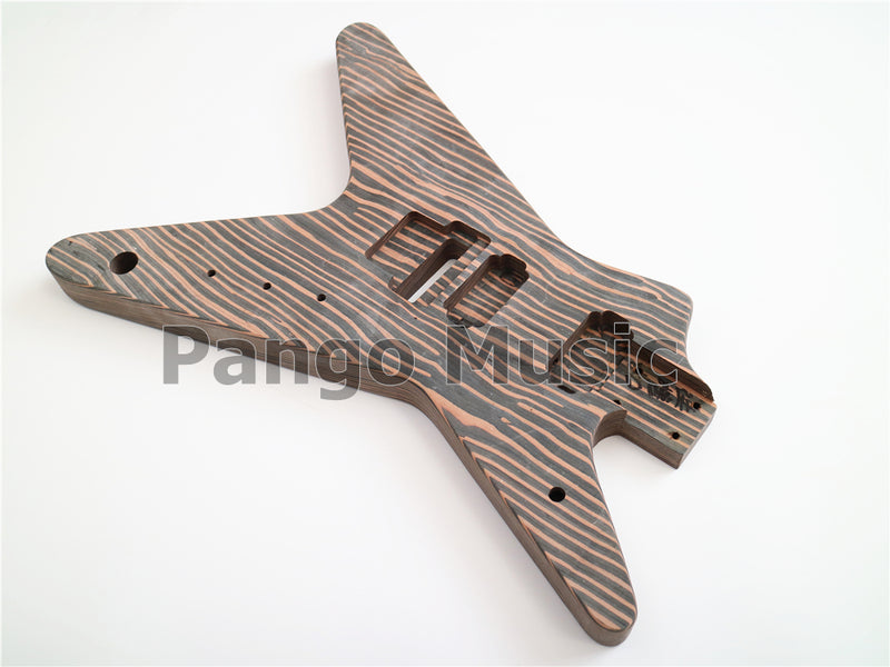 Dean Style All Zebrawood DIY Electric Guitar Kit (PYX-012)