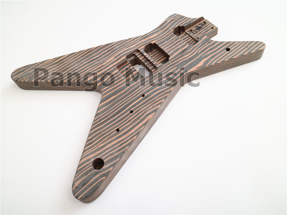 Dean Style All Zebrawood DIY Electric Guitar Kit (PYX-012)