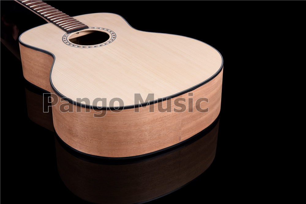 41 Inch Left Hand Solid Spruce Top DIY Acoustic Guitar Kit (PFA-936)