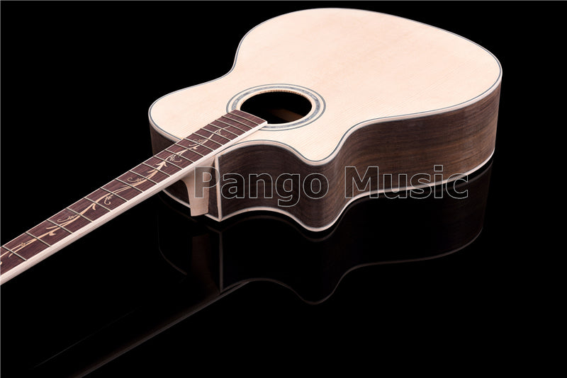 41 Inch Solid Spruce Top Left Hand DIY Acoustic Guitar Kit (PFA-967)