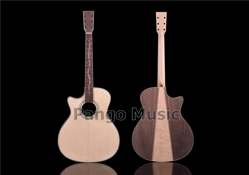 41 Inch Solid Spruce Top Left Hand DIY Acoustic Guitar Kit (PFA-967)