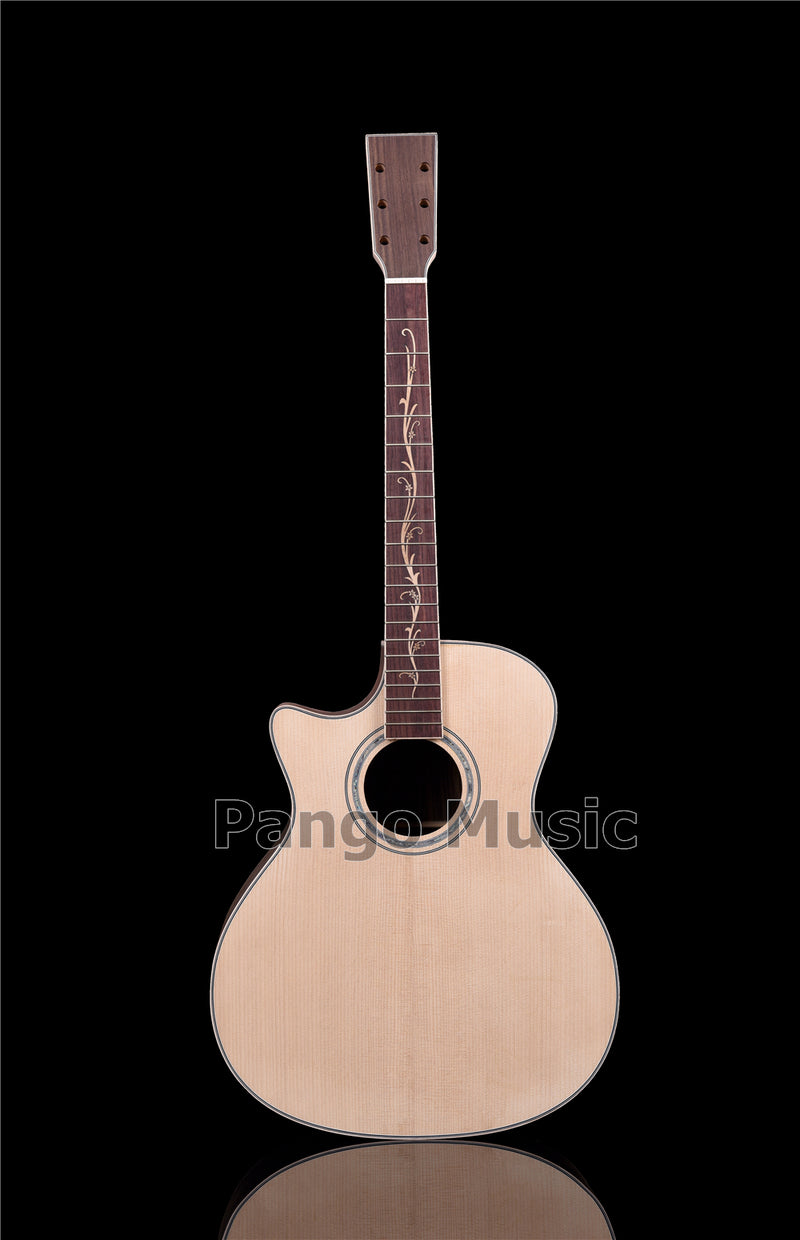41 Inch Solid Spruce Top Left Hand DIY Acoustic Guitar Kit (PFA-967)
