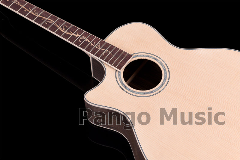 41 Inch Solid Spruce Top Left Hand DIY Acoustic Guitar Kit (PFA-967)