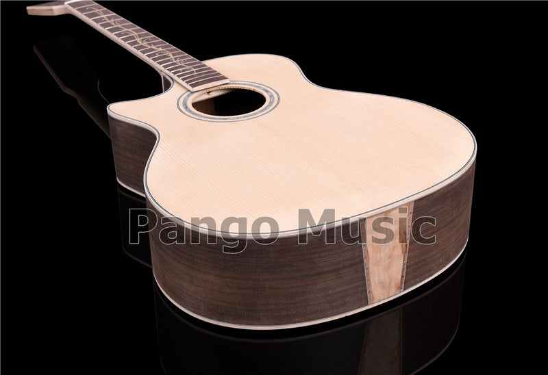 41 Inch Solid Spruce Top Left Hand DIY Acoustic Guitar Kit (PFA-967)