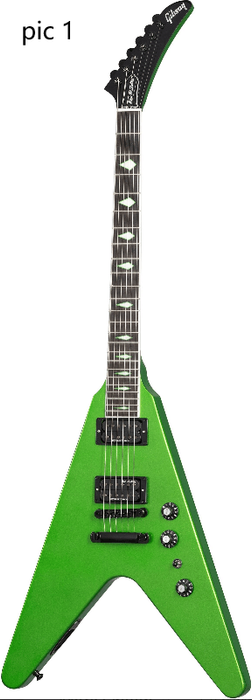 Flying V Style Custom Design Electric Guitar (2024-02-04)