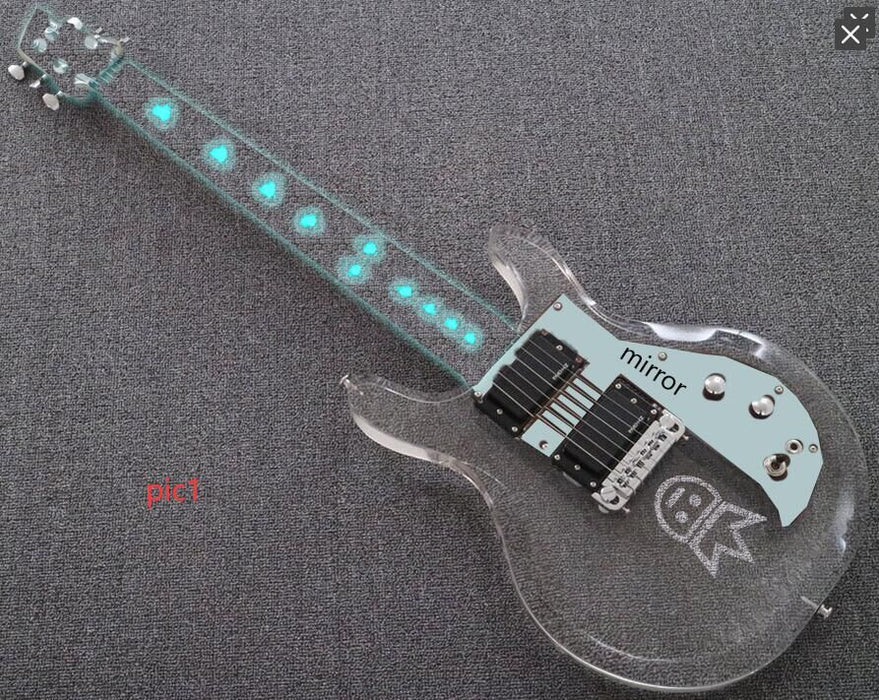 Custom Design All Acrylic Electric Guitar ( 2024-04-19)
