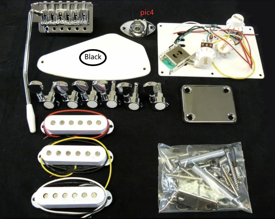 Custom Design DIY Electric Guitar Kit ( 2024-03-29)