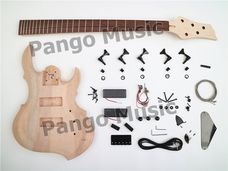 5-String DIY Electric Bass Guitar Kit (PTM-138-02)