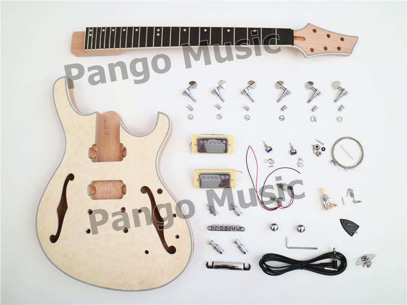 Semi Hollow Body DIY Electric Guitar Kit (PJS-13416)