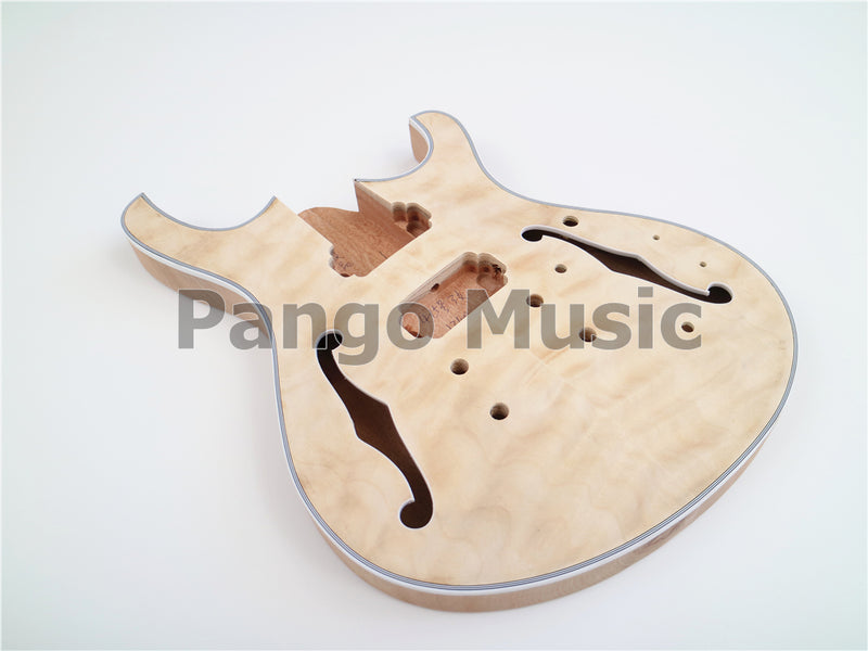 Semi-Hollow Body DIY Electric Guitar Kit (PJS-13100)