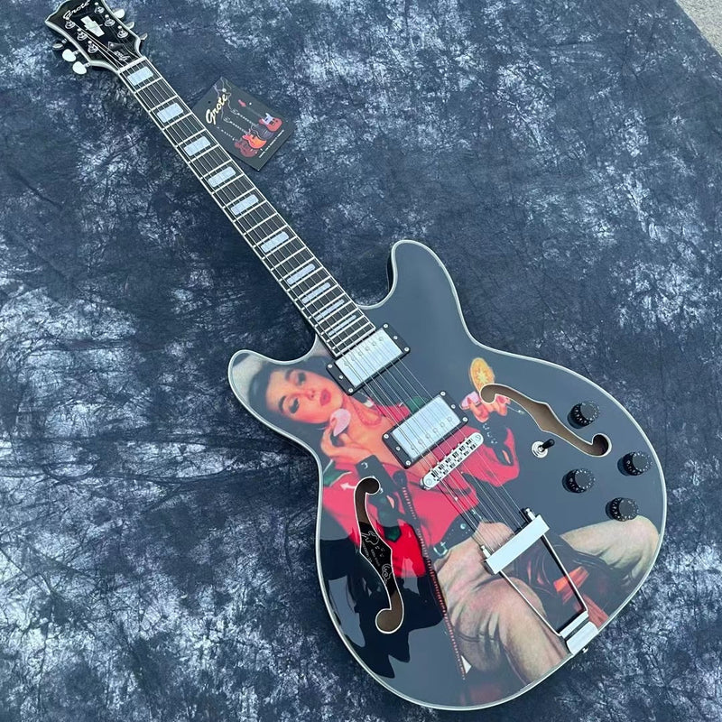 PANGO Music Semi Hollow Electric Guitar (YMZ-141)