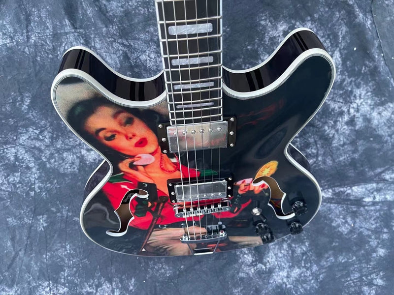 PANGO Music Semi Hollow Electric Guitar (YMZ-141)