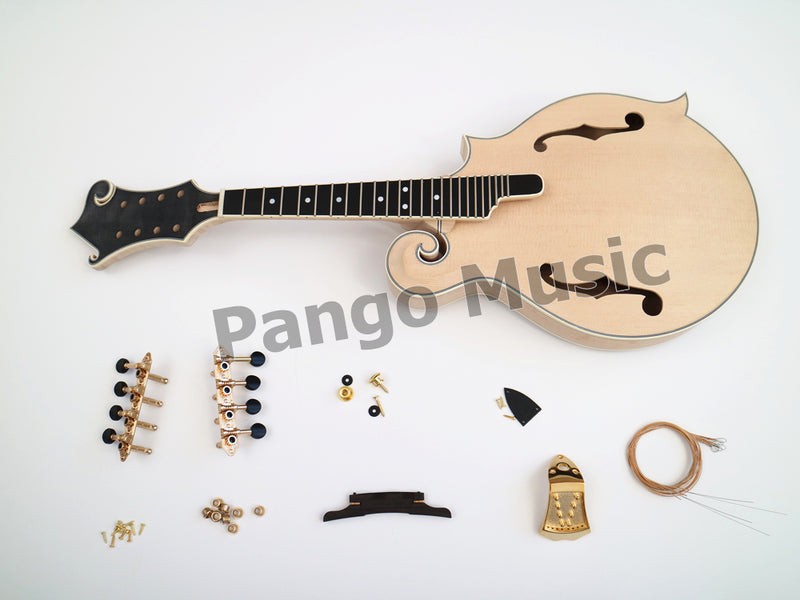 Pre-sale All-Solid Wood F-Style Right-Handed DIY Mandolin Kit (PMB-917)