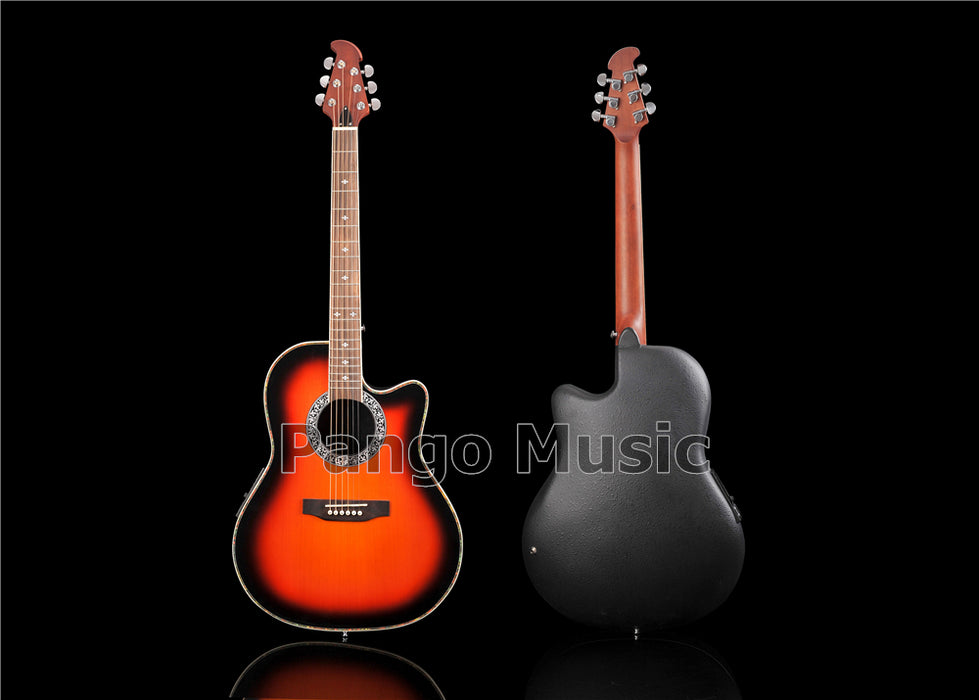 41 Inch Round Back Acoustic Guitar with EQ (PNT-177)