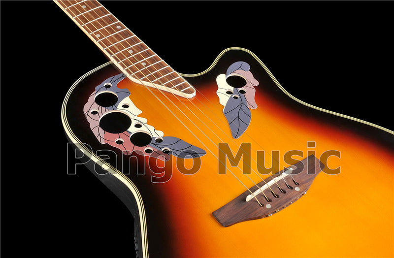 41 Inch Round Back Acoustic Guitar with EQ (PNT-179)