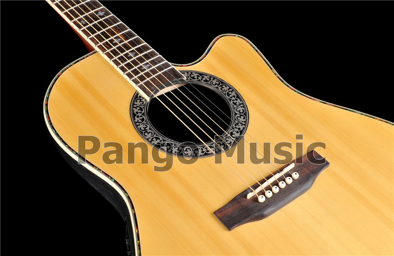 41 Inch Round Back Acoustic Guitar (PNT-176)