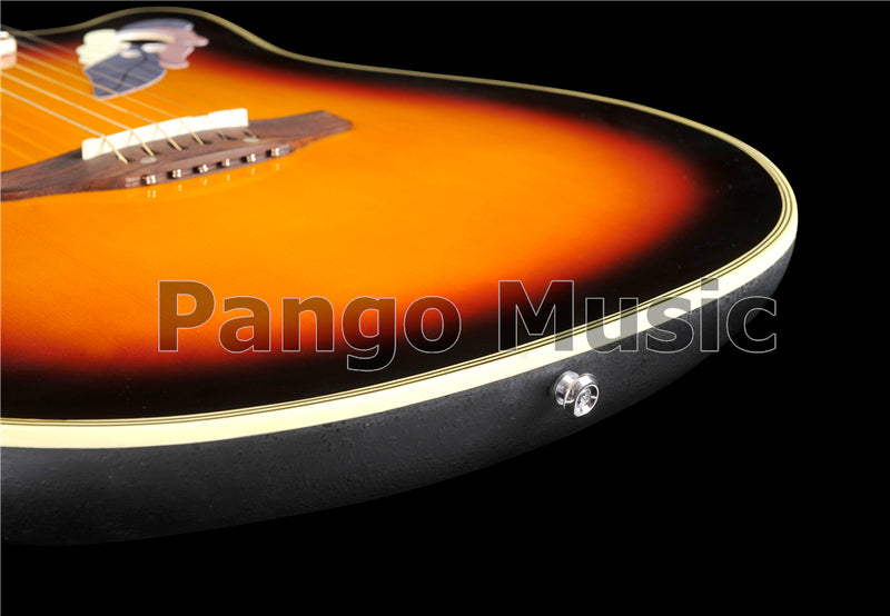 41 Inch Round Back Acoustic Guitar with EQ (PNT-179)