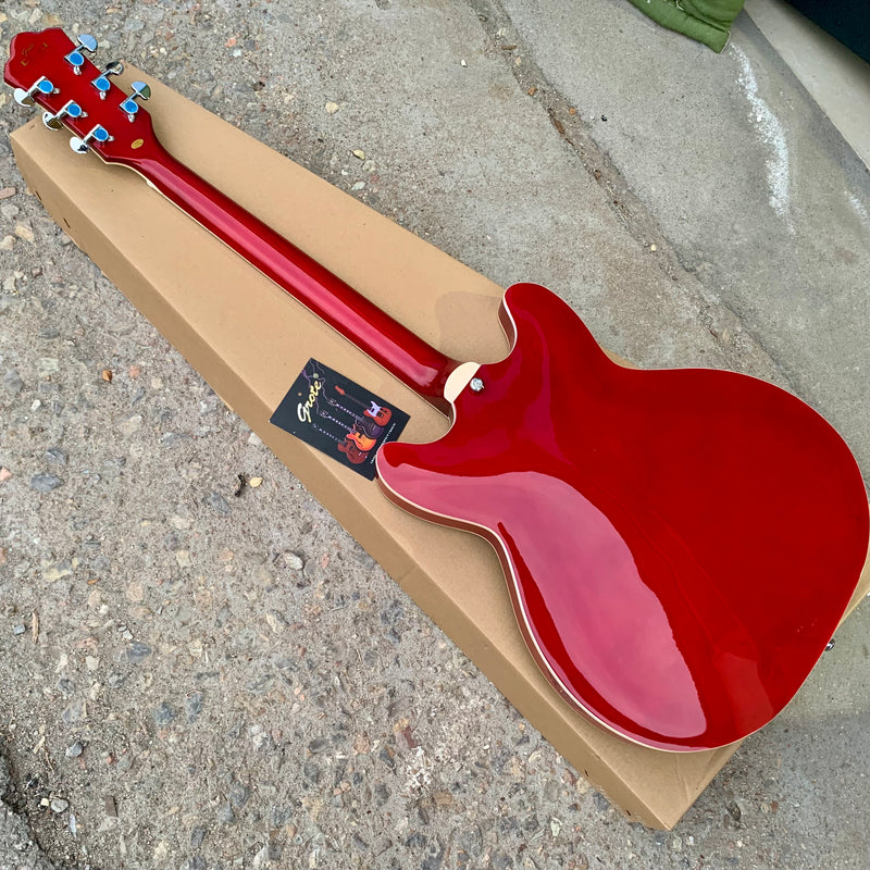 PANGO Music Semi Hollow Electric Guitar with Quilted Maple Top (YMZ-159)