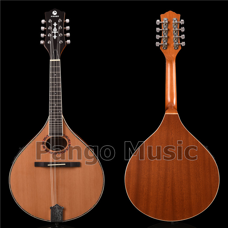 Solid Red Pine Top, 350mm Scale Length – Built-in EQ Bouzouki (PBZ-001)