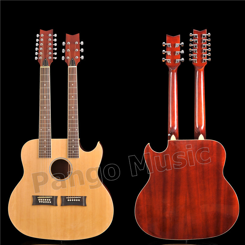 Double Neck Acoustic Guitar of Pango Music (PDN-1212)