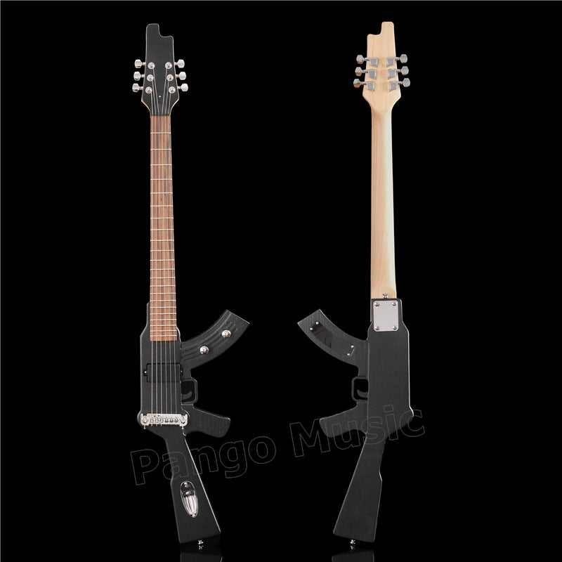 AK-47 Machine Gun Style Solid Body Electric Guitar (PQX-125)
