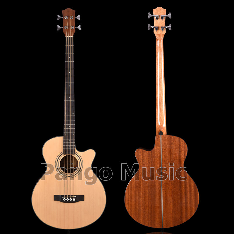 Spruce & Sapele 4 Strings Bass Acoustic Guitar (PWY-058)