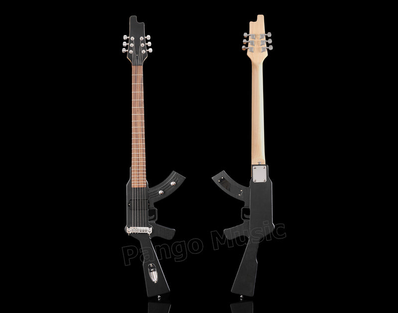 AK-47 Machine Gun Style Solid Body Electric Guitar (PQX-125)
