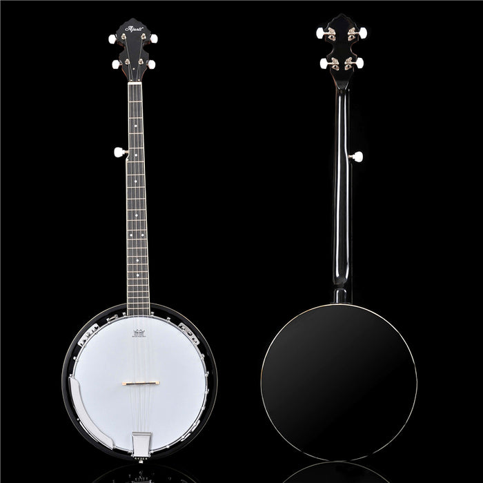 PANGO Music 5 Strings Black Color Banjo (PBJ-719)