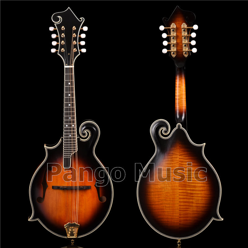 All Solid Top Wood Sunburst Color / Left-handed F-Style Mandolin (PMD-825)
