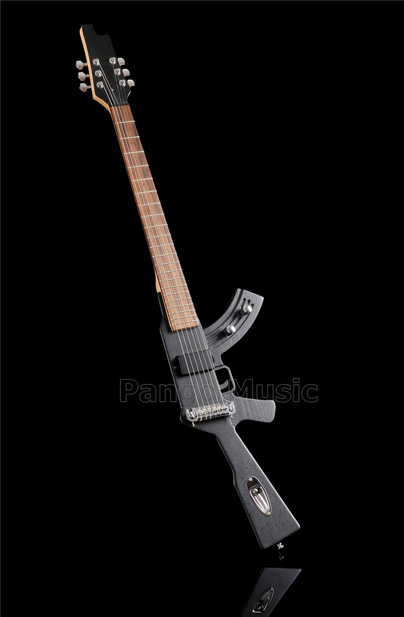 AK-47 Machine Gun Style Solid Body Electric Guitar (PQX-125)