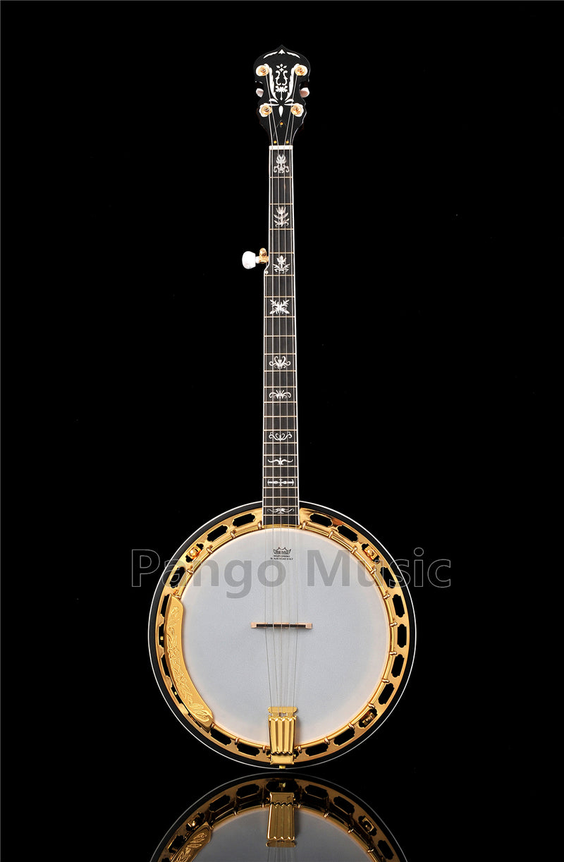 PANGO Music 5-String High Quality Gold Banjo (PBJ-900)