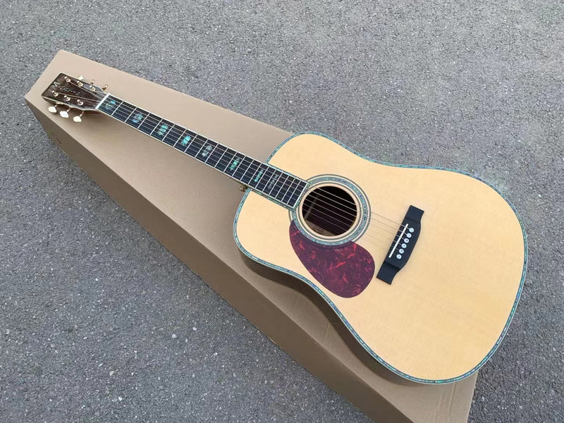 41 inch PANGO Music All Solid Wood Left Hand Acoustic Guitar (YMZ-038)