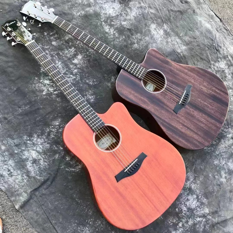 41 inch PANGO Music Solid Mahogany Top Acoustic Guitar (YMZ-041)