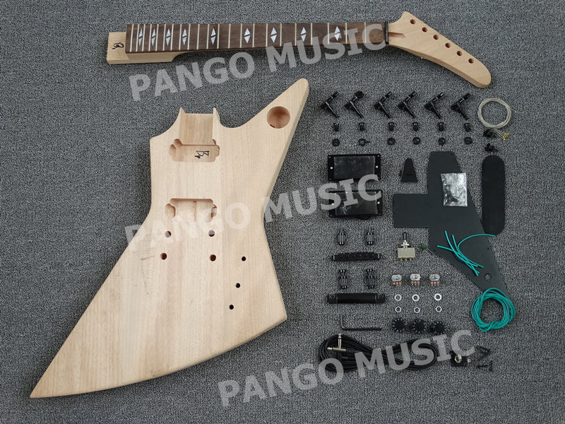 Explorer Style DIY Electric Guitar Kit (PEX-817F, Fast Shipping, Tariff-free)