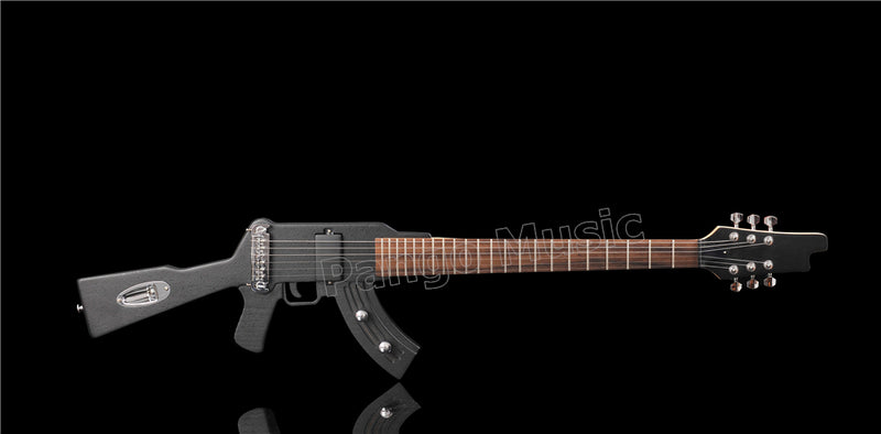 AK-47 Machine Gun Style Solid Body Electric Guitar (PQX-125)