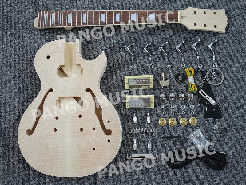 LP Style Semi-hollow DIY Electric Guitar Kit (PLP-619)