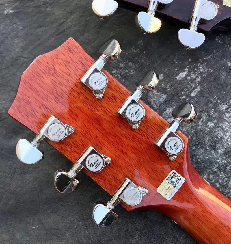 41 inch PANGO Music Solid Mahogany Top Acoustic Guitar (YMZ-041)