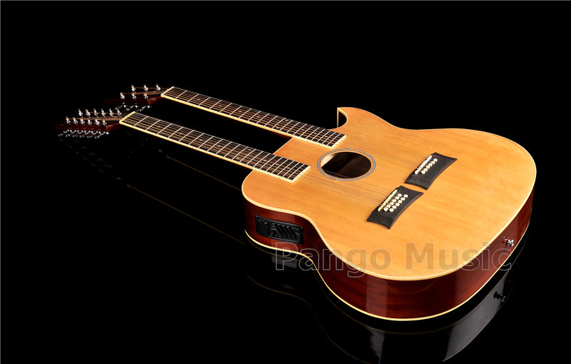 Double Neck Acoustic Guitar of Pango Music (PDN-1212)