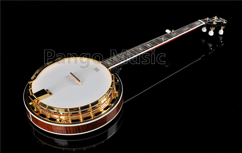 PANGO Music 5-String High Quality Gold Banjo (PBJ-900)