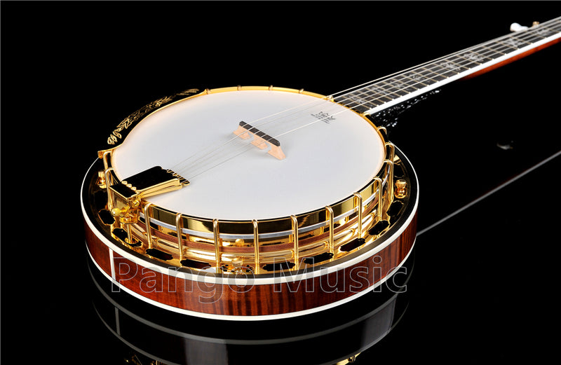 PANGO Music 5-String High Quality Gold Banjo (PBJ-900)