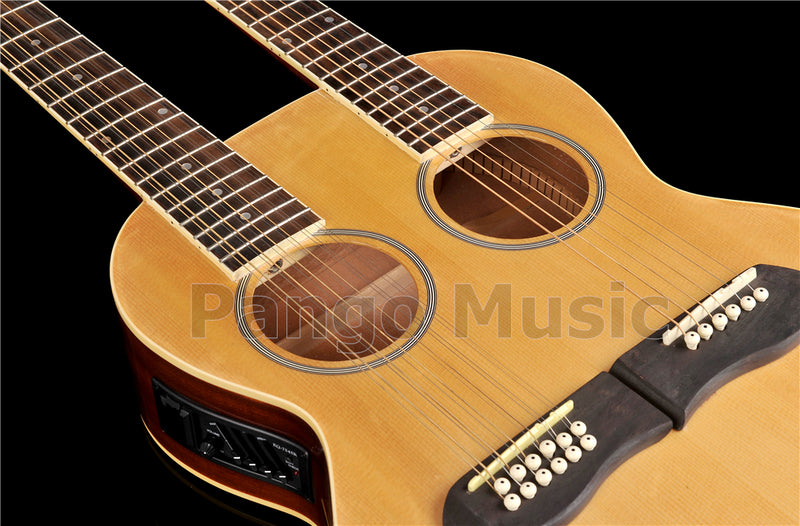 Double Neck Acoustic Guitar of Pango Music (PDN-1215)
