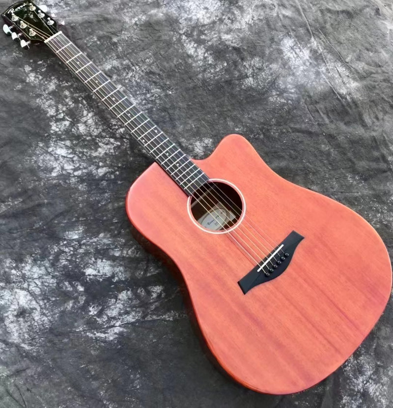 41 inch PANGO Music Solid Mahogany Top Acoustic Guitar (YMZ-041)