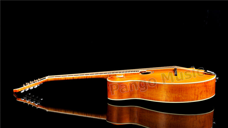 All-Solid Wood Handcrafted F-Style Mandocello (PMB-902)