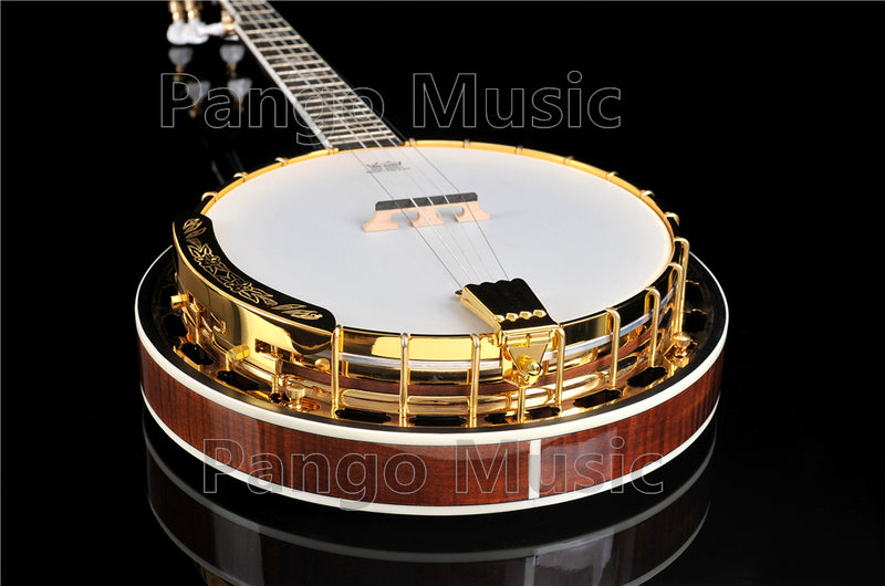 PANGO Music 5-String High Quality Gold Banjo (PBJ-900)