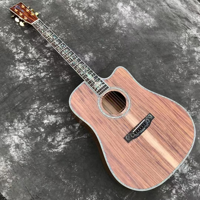 41 inch PANGO Music All Solid Wood Acoustic Guitar (YMZ-036)