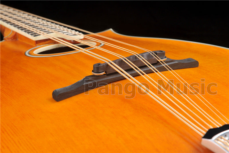 All-Solid Wood Handcrafted F-Style Mandocello (PMB-902)