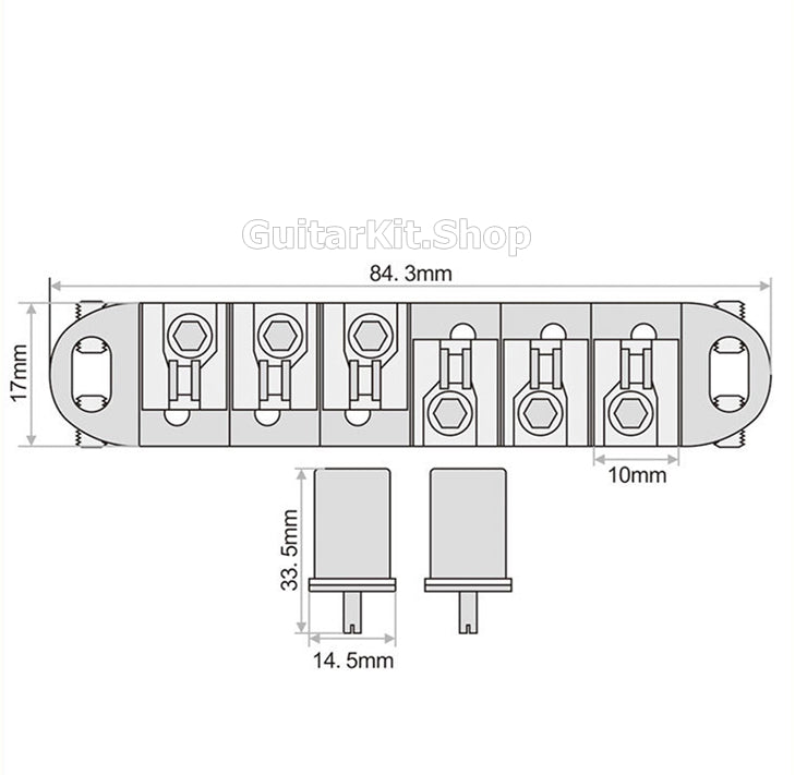 GuitarKit.Shop Guitar Bridge(GB-008)