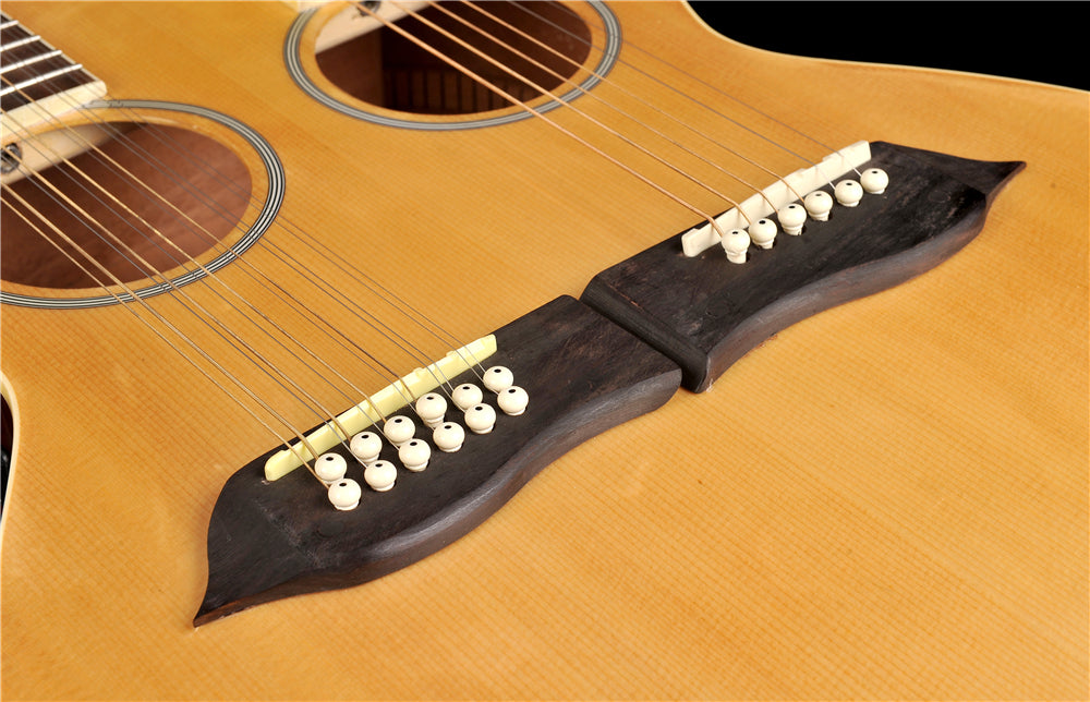 Double Neck Acoustic Guitar of Pango Music (PDN-1215)