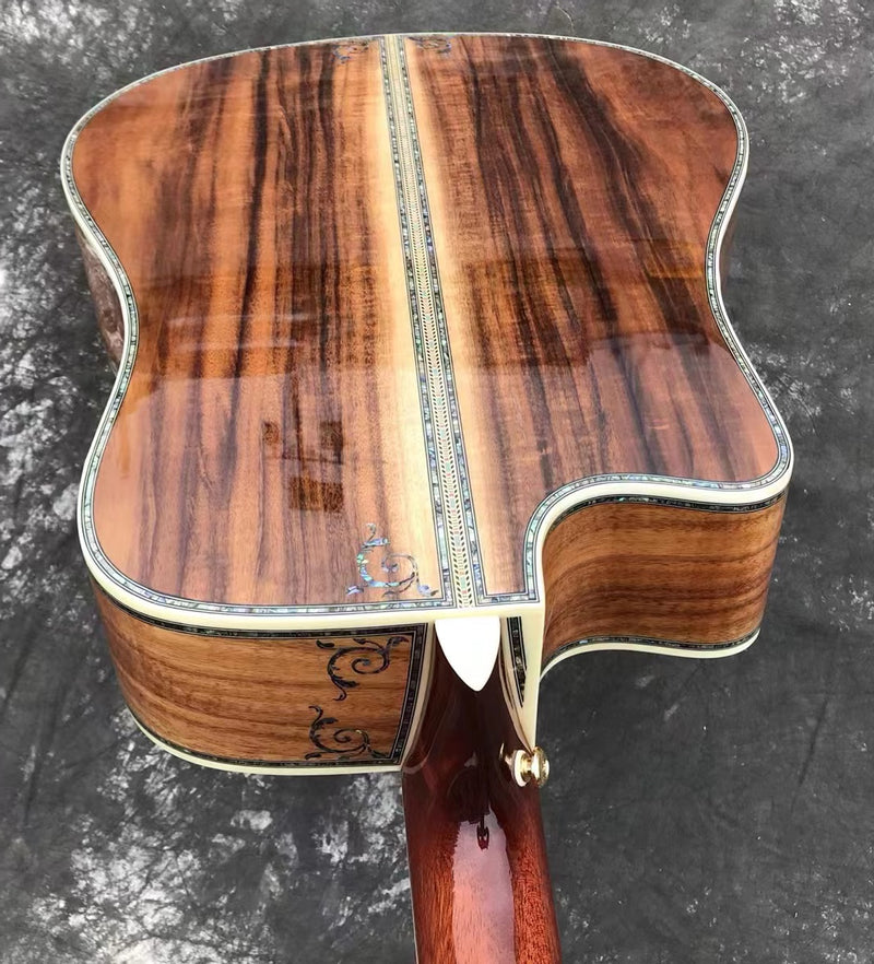 41 inch PANGO Music All Solid Wood Acoustic Guitar (YMZ-036)